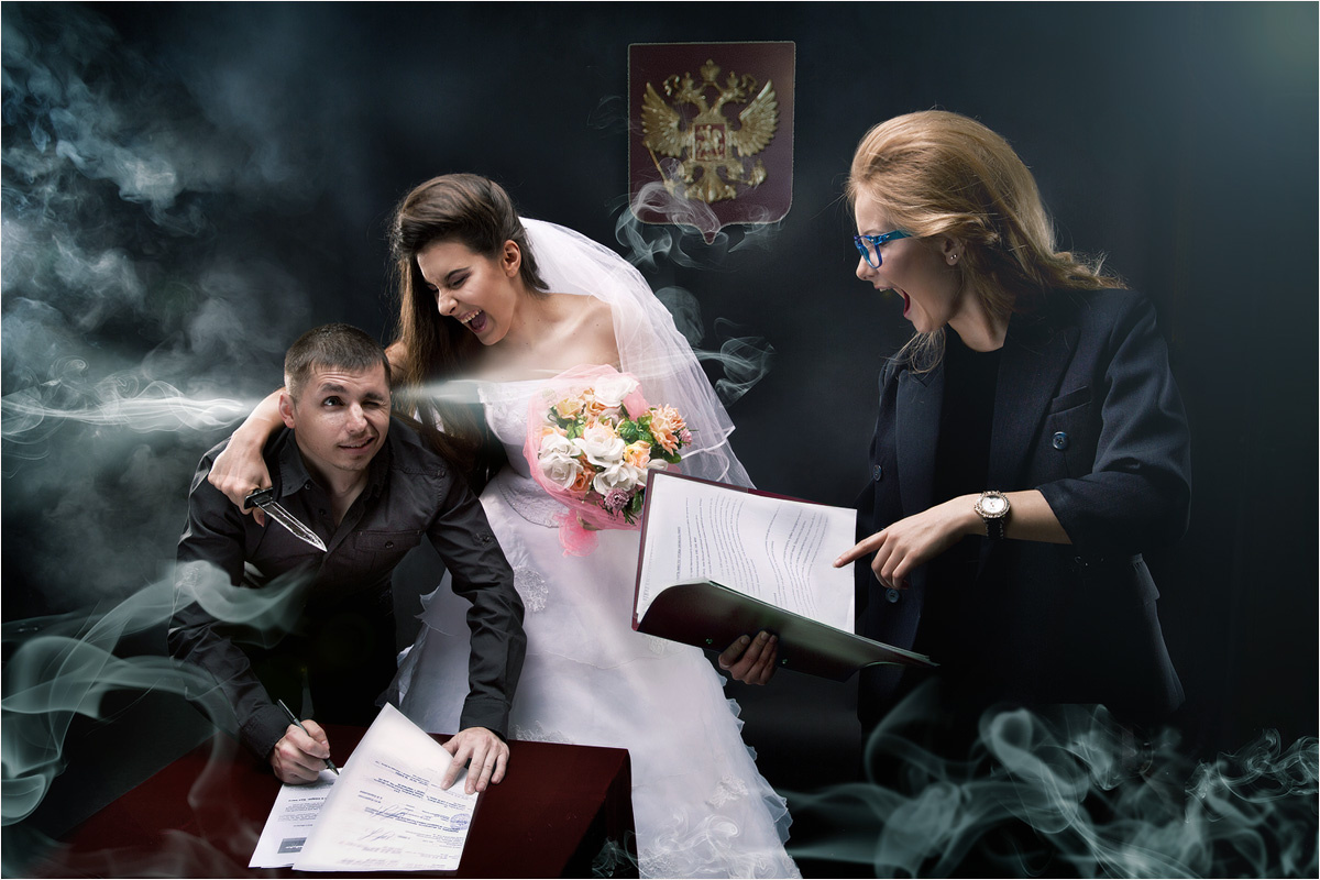...объявляю вас мужем и женой! 