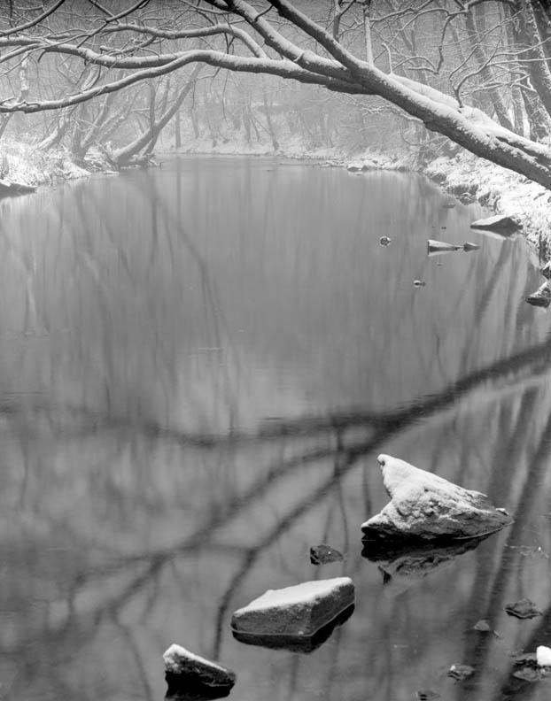 Winter..... Ladscape, winter, snow, river, beauty, large format.