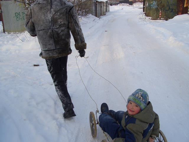 зимой дело было ... железнодорожный фотокросс