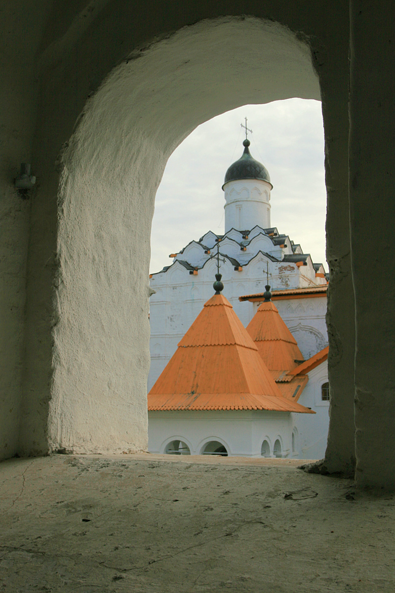 В проеме Лодейное Поле Александро-Свирский монастырь Троицкая часть