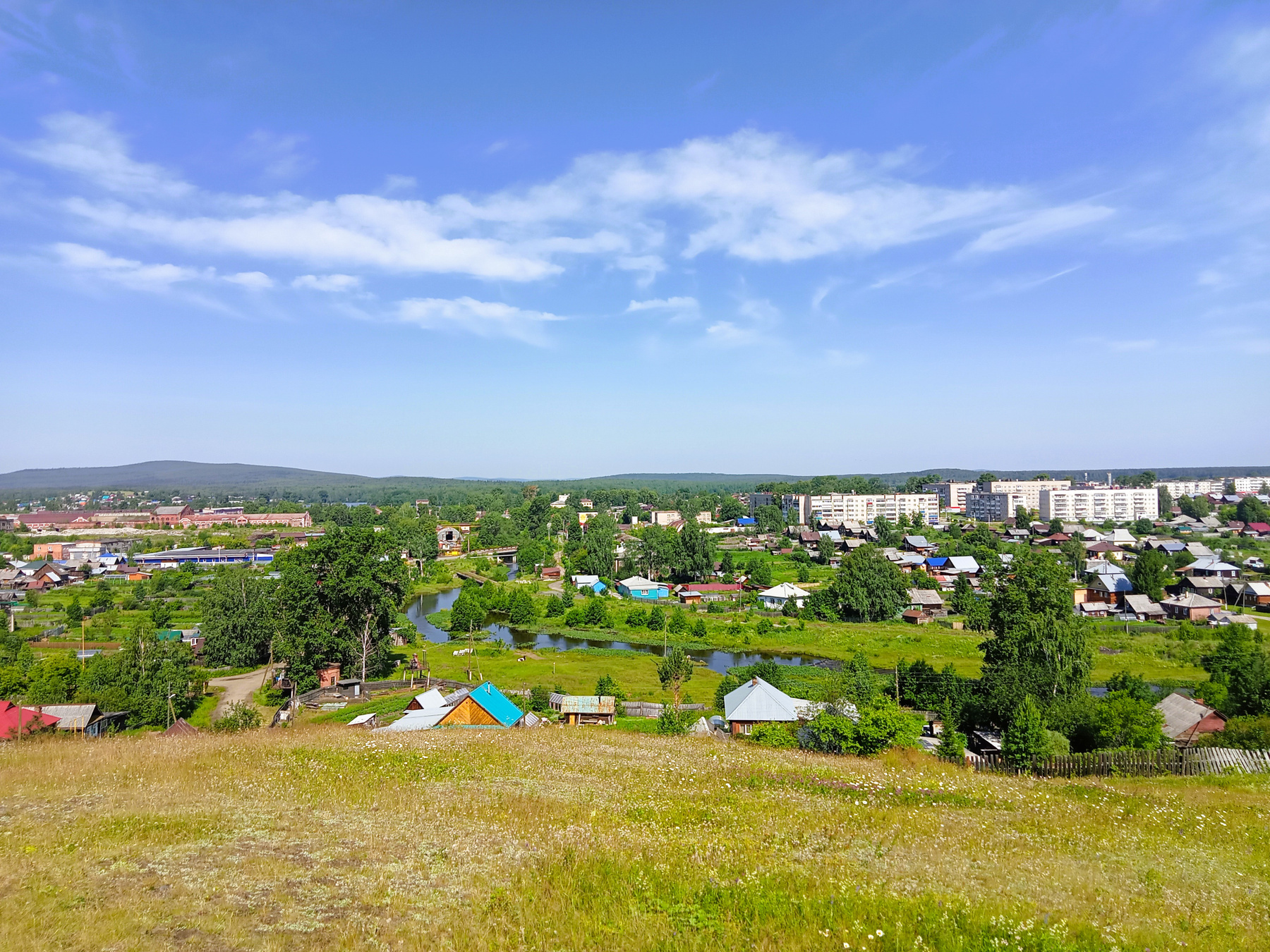 вид с Вознесенской Горки. 