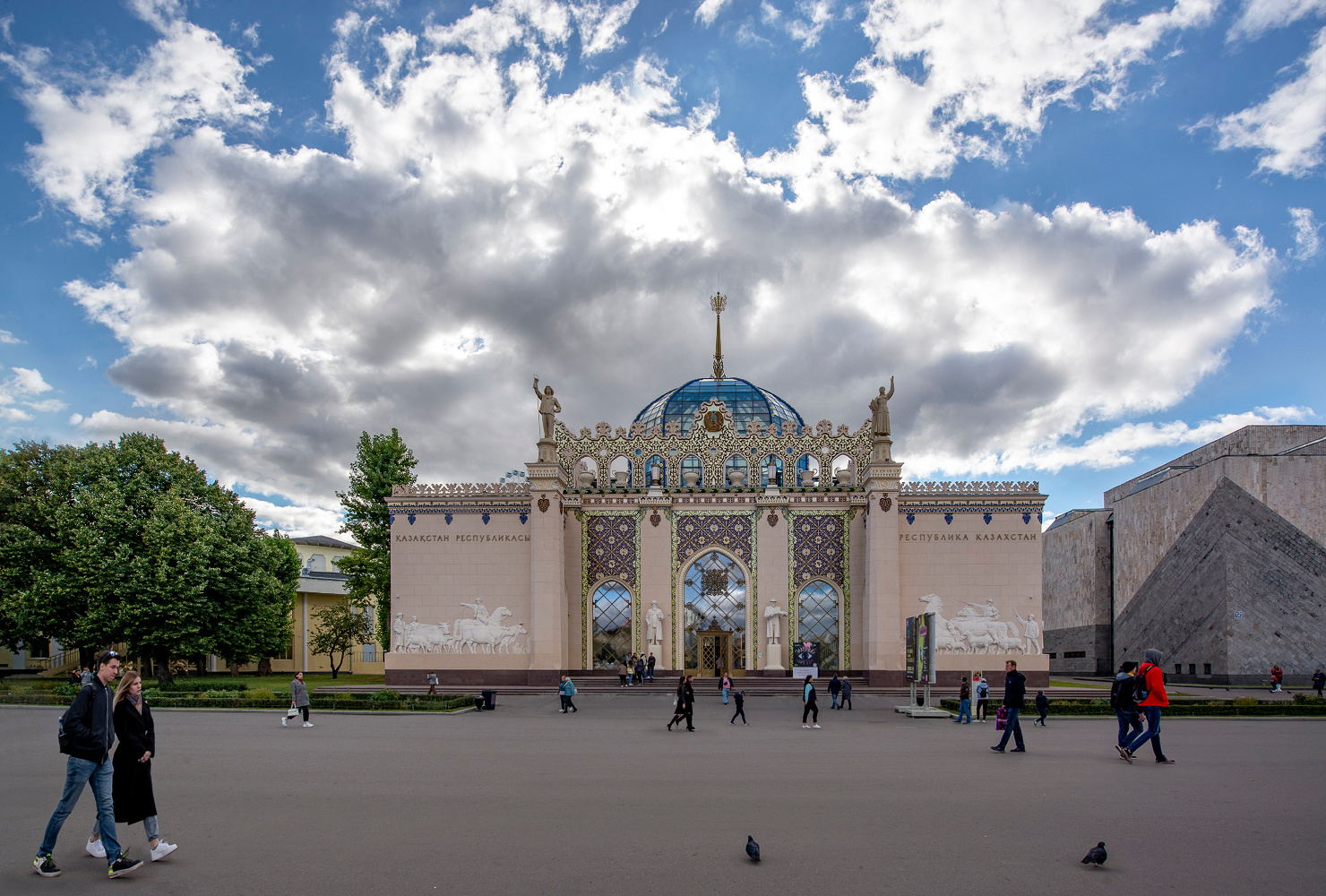 КАЗАХСТАН Москва ВДНХ павильон Казахстан