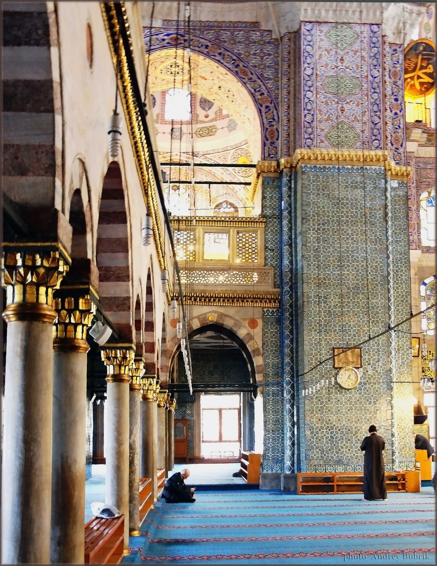 *** Турция Стамбул ковер мечеть Новая Yeni Camii люди