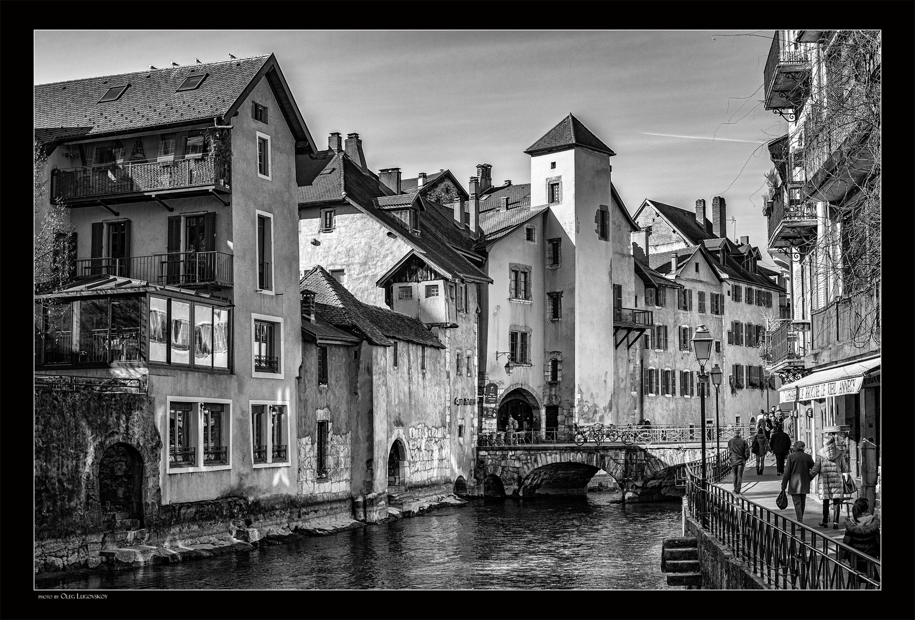 Французские закоулки 3 (Annecy) Франция домики речка старинное город Annecy