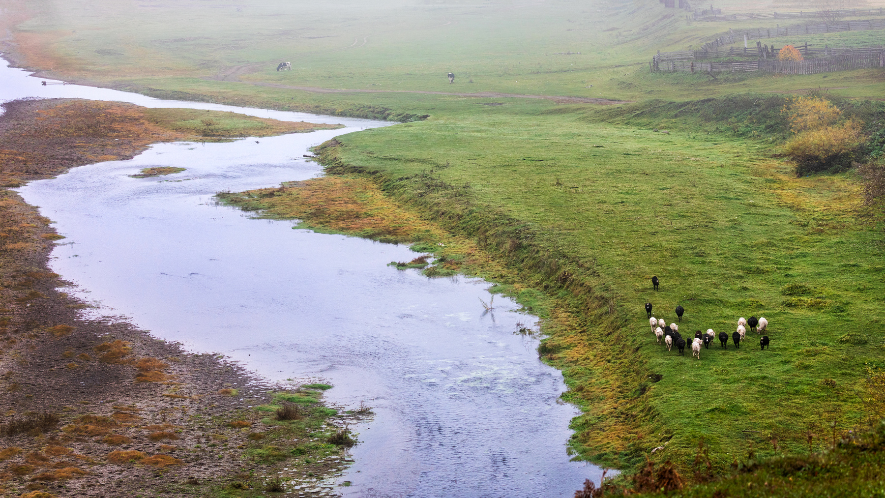 Утро в деревне. 