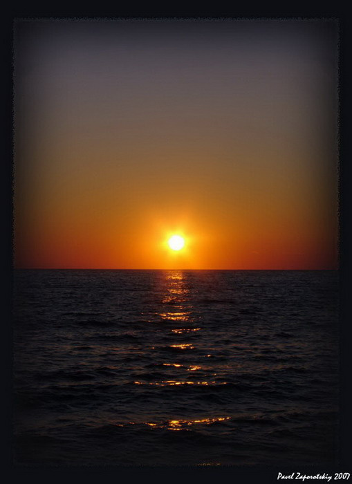 про закат Block, Island, Atlantic, Ocean