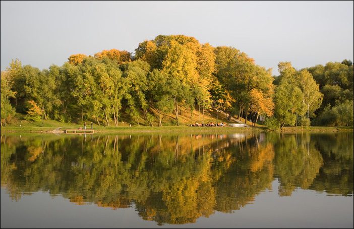 Осеннее зазеркалье Царицыно осень