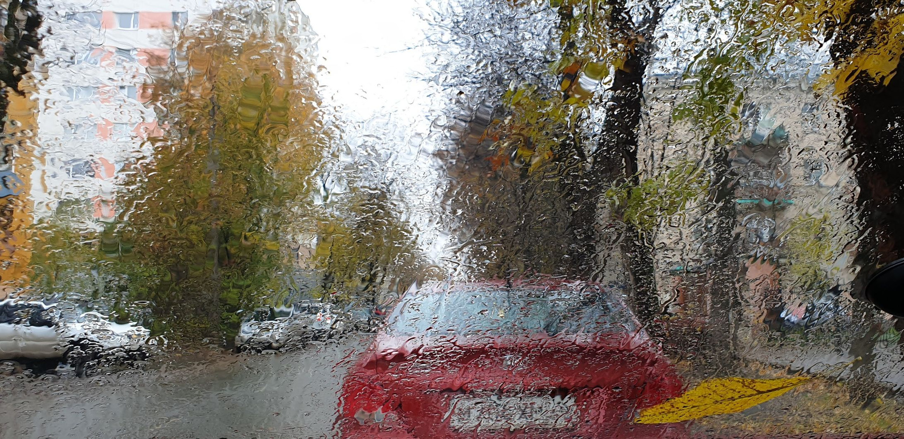 Дождь в городе 