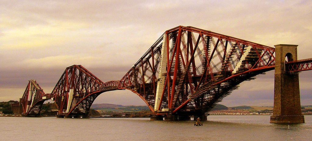 Forth Bridge мосты, архитектура, путешествия