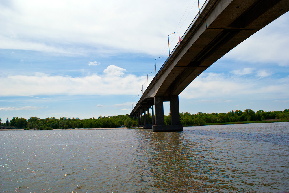 Мост через реку Дон мост, река, Дон, архитектура, вода, день, солнечный