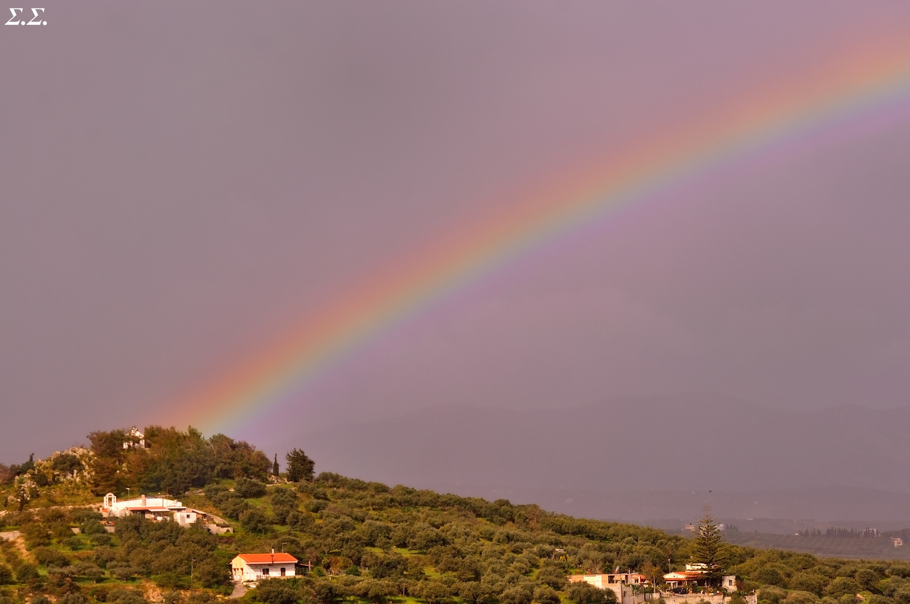 RAINBOW OVER THE HILL 