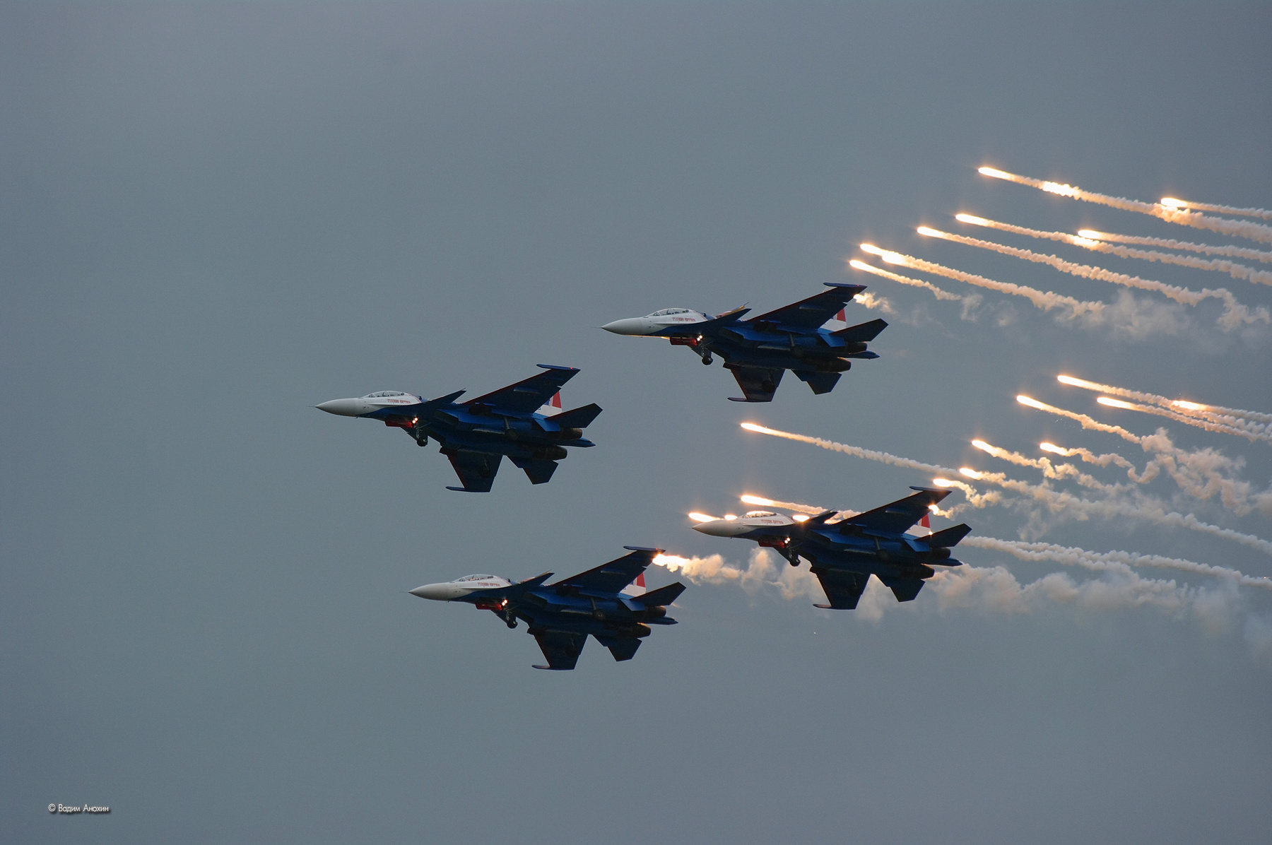 "Русские витязи" Су-30СМ Русские витязи авиашоу Ростов-на-Дону 2017