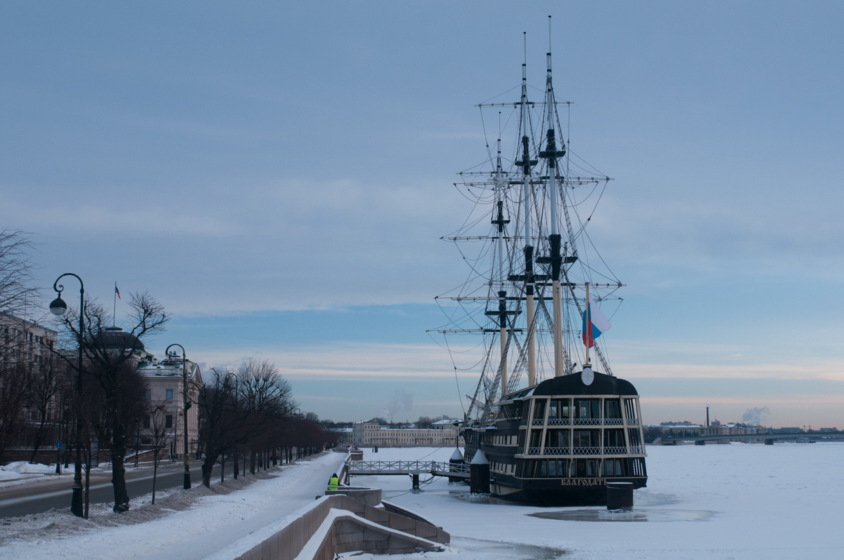 Frigid dawn patrol Petersburg