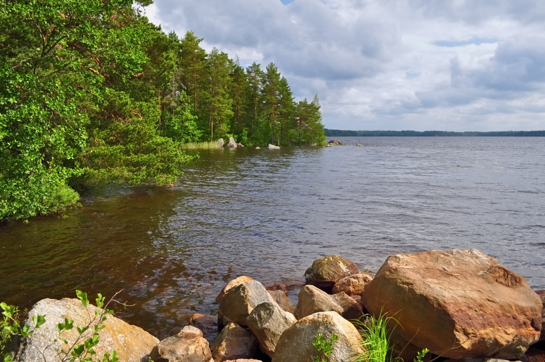 Каменистое побережье -4. Лето лето Сайма Финский_Озерный_край summer Saimaa Lake_District Finland