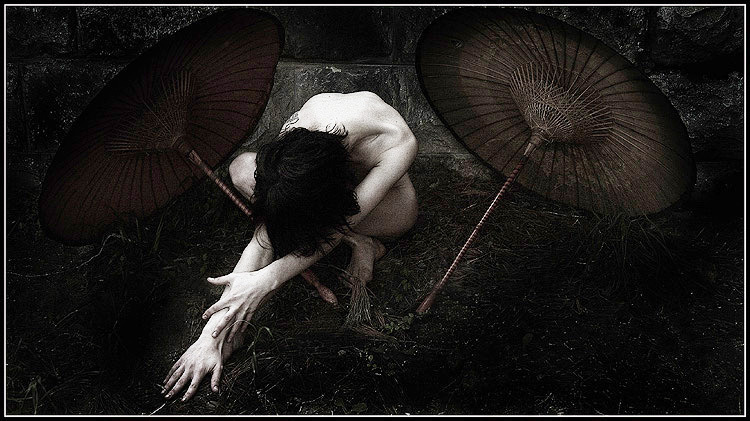 The Japanese proverb:  " each woman is beautiful... In a rain... From apart... And under a paper umbrella Japanese UMBRELLAS