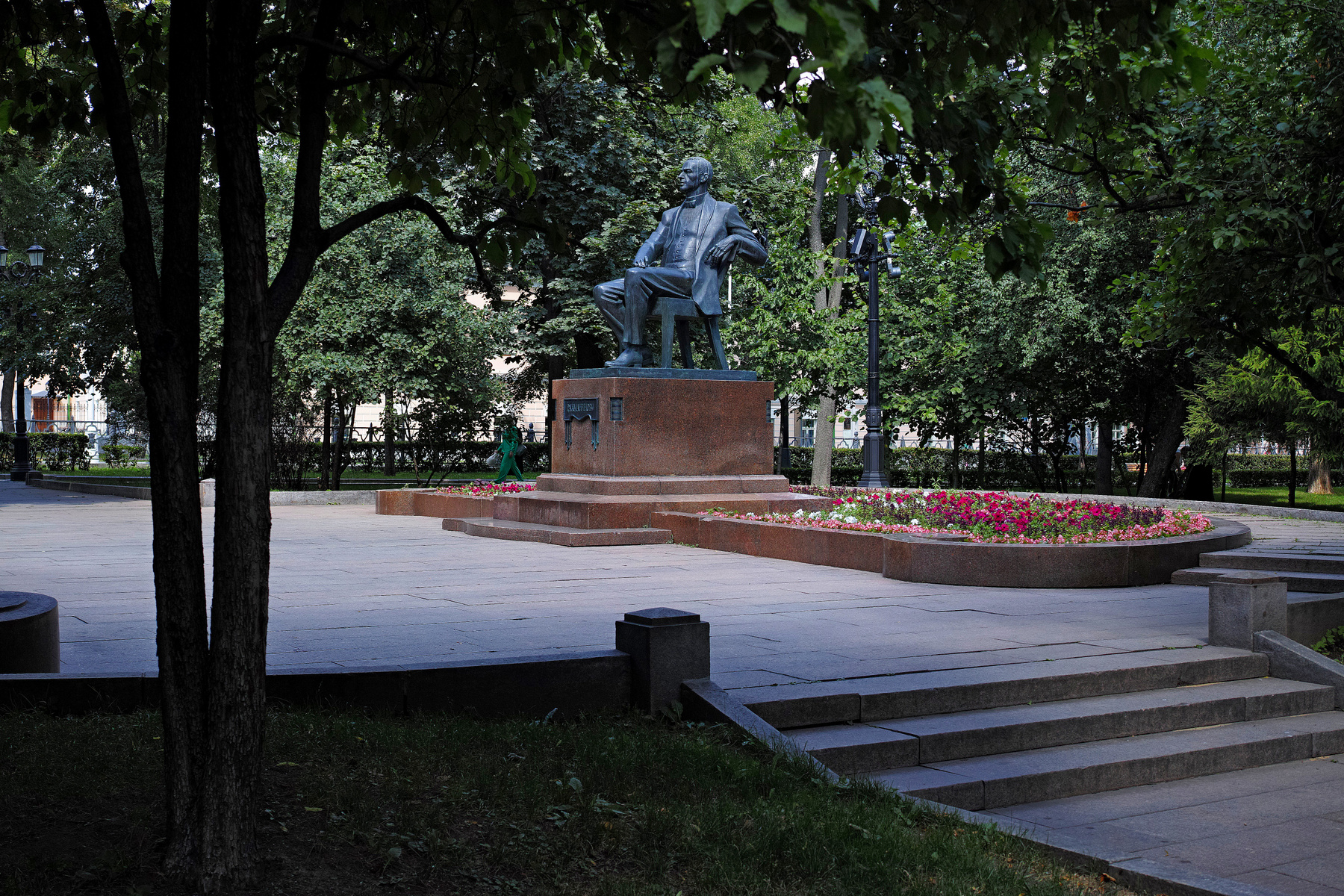 С.В.Рахманинов город Москва бульвар Страстной сквер Нарышкинский памятник С.В.Рахманинов