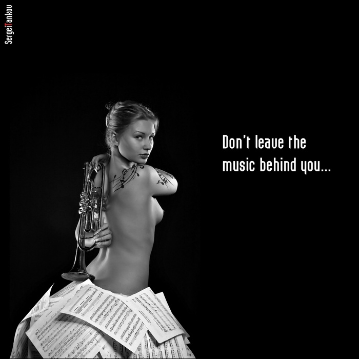 Don't leave the music behind you... 