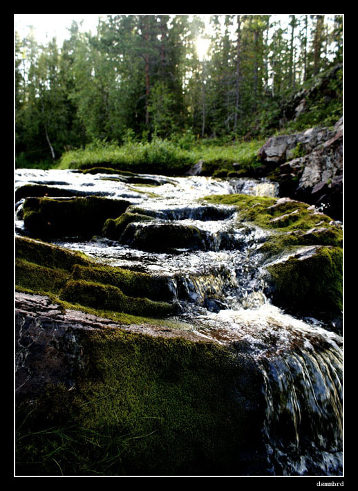 маленький водопад водопад, кольский, варзуга, ареньга