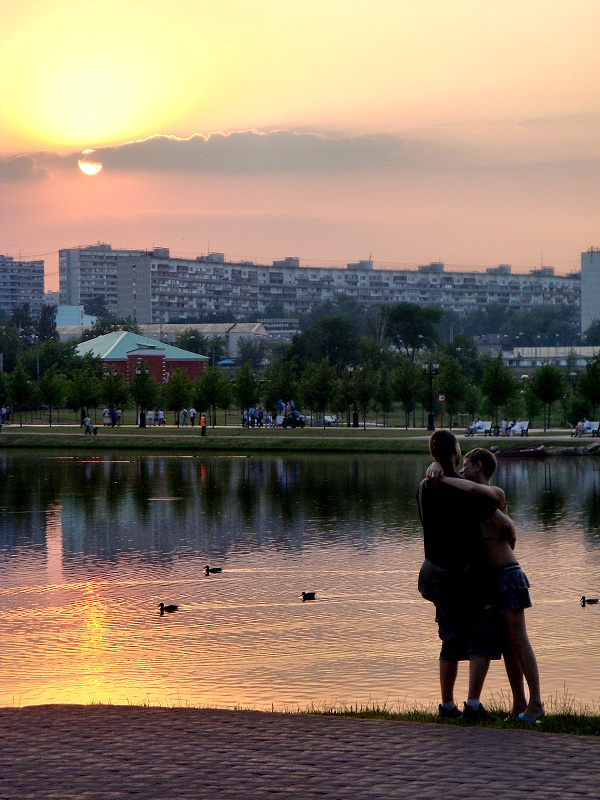 На закате царицыно пара закат