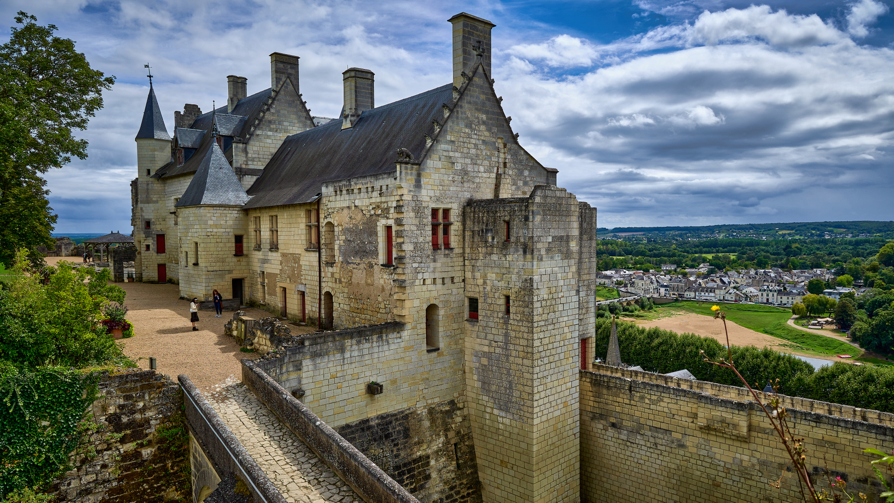 Замки Луары. Шинон... Франция Замки Луары Шинон Forteresse Royale de Chinon