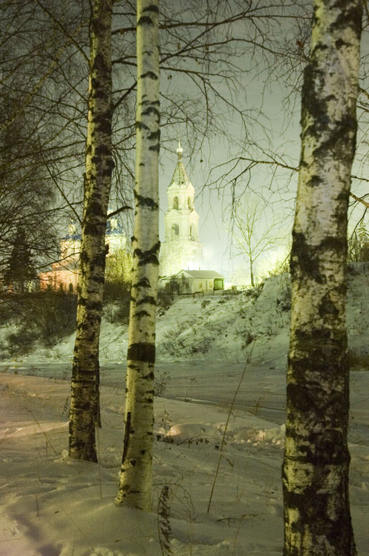 Старый город пейзаж,зима,город
