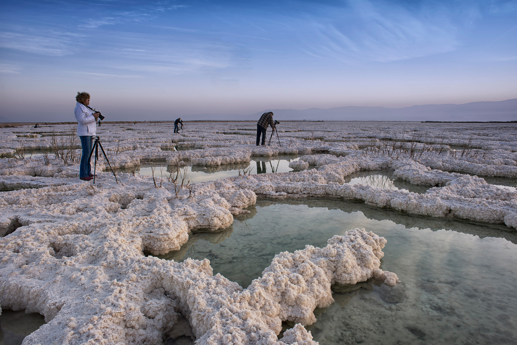Ловцы рассвета Мертвое море рассвет фотографы