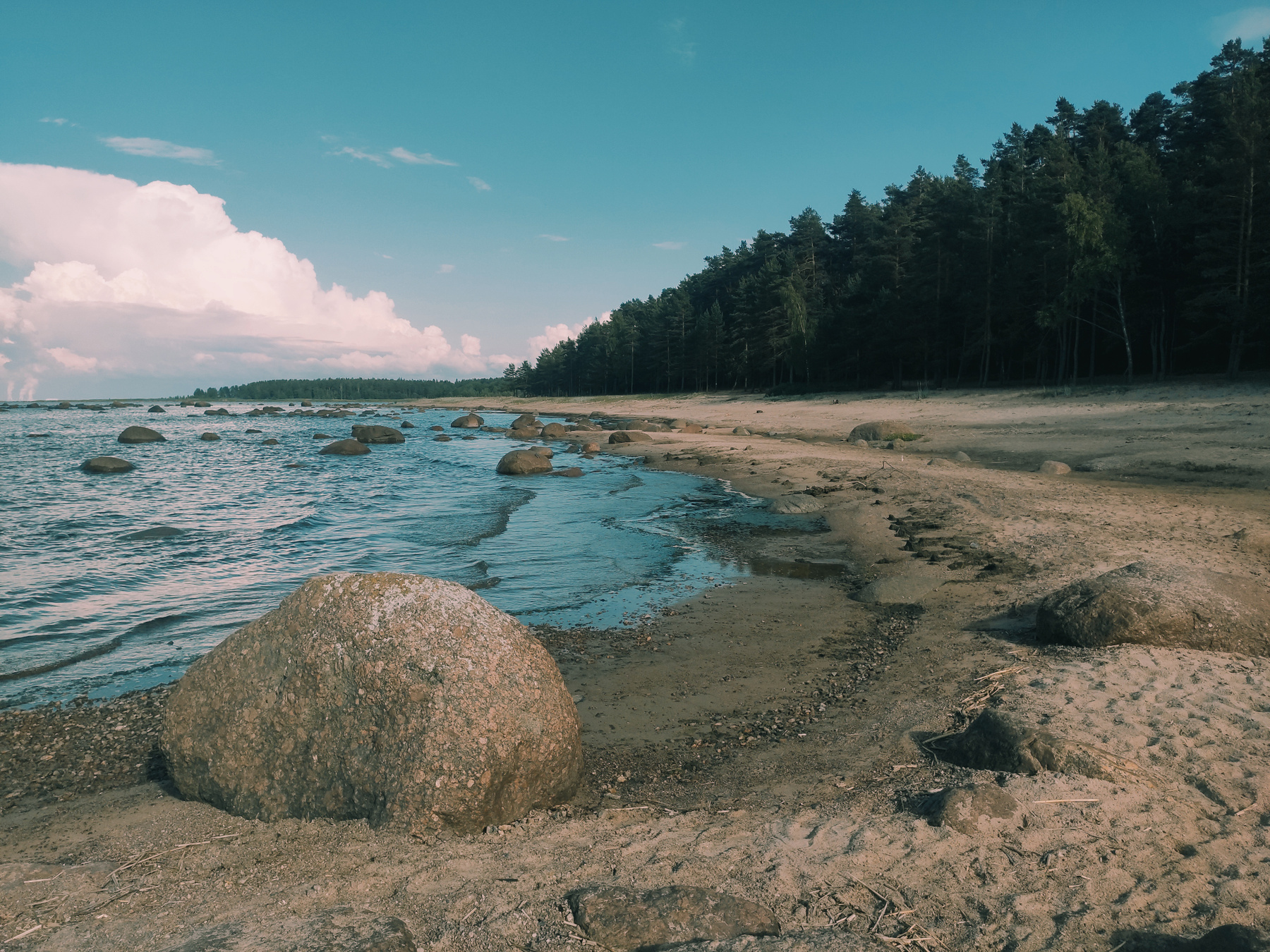 *** лето вода облака