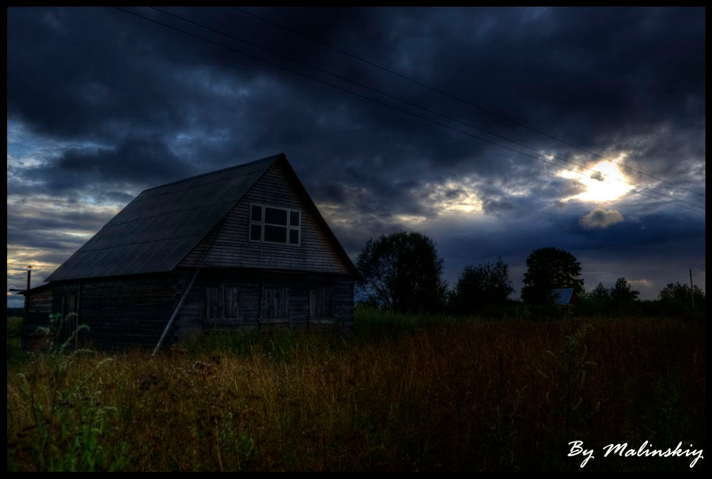 ... дом небо hdr