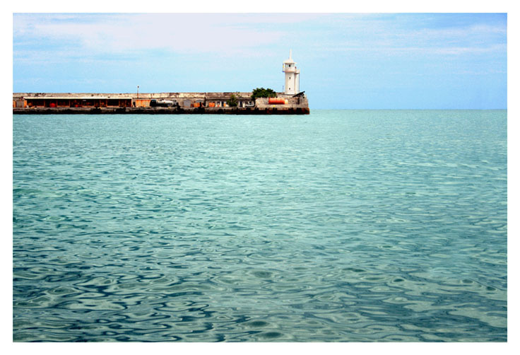 Light-house Ялта маяк море