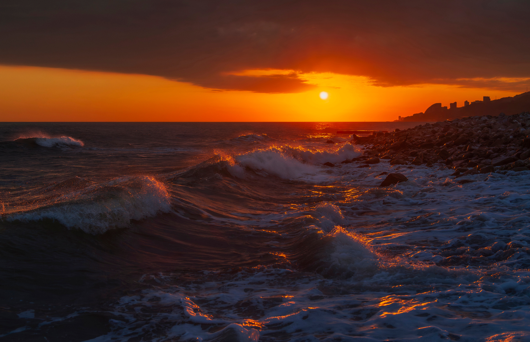 Black Sea шторм море