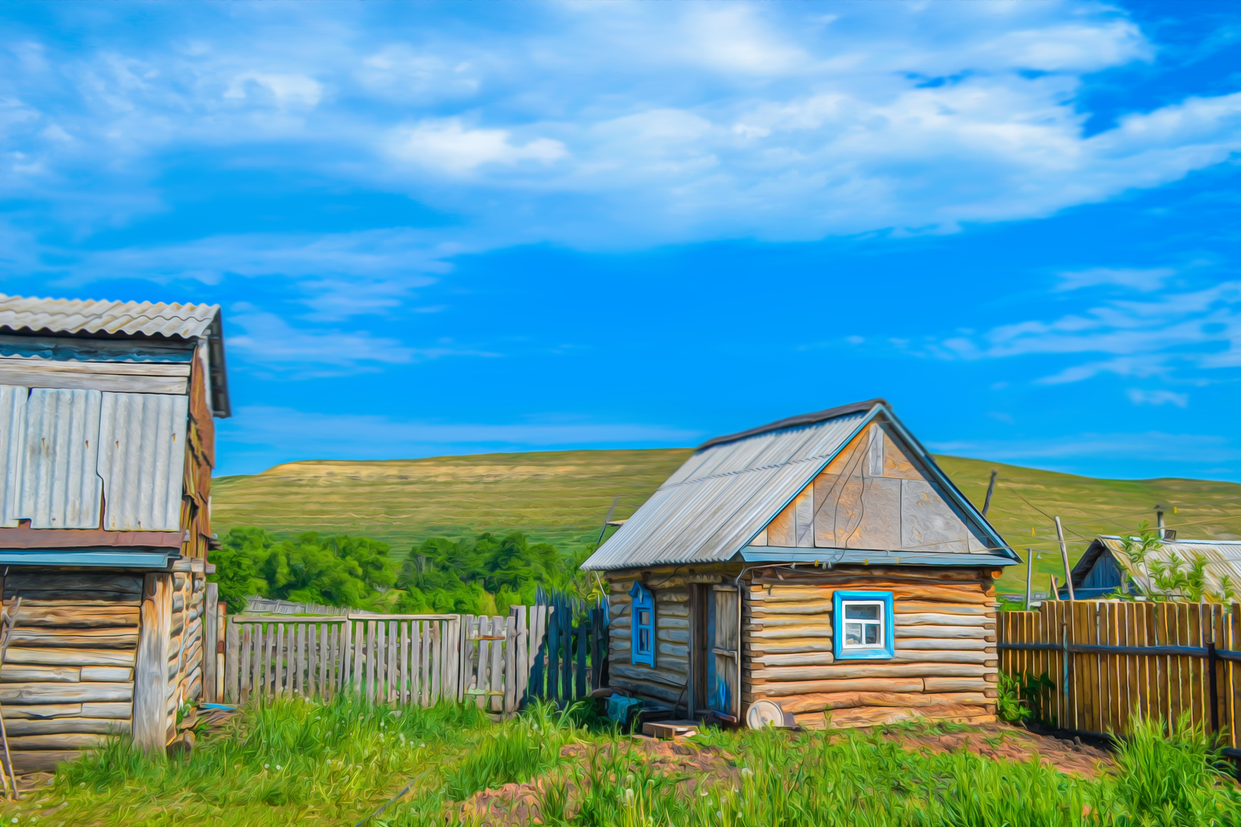 домик в деревни лето природа родина любовь семья фотография фото