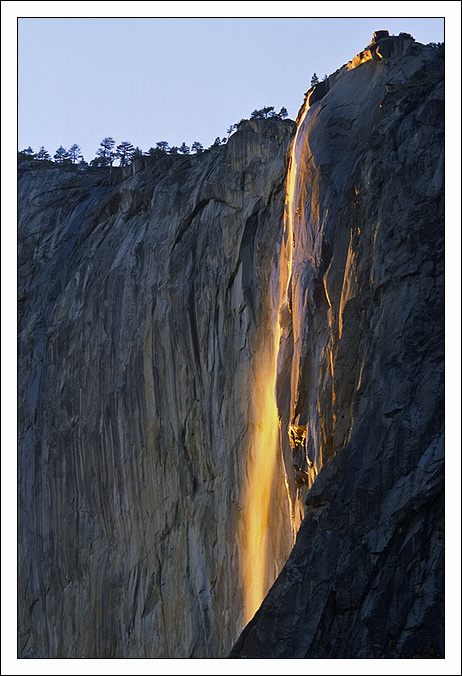 Водопады Yosemite: Horsetail Fall 