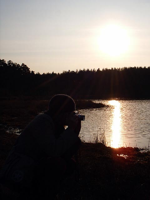 вдохновение озеро плавучее вечер закат фотограф фотоаппарат
