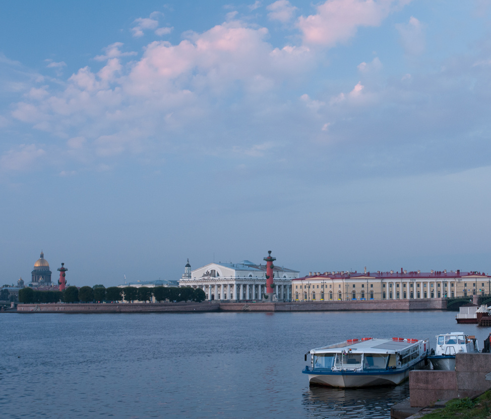 The little hint of warm colour Petersburg