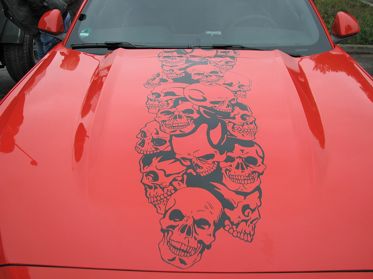 Skull Art Car Art skull