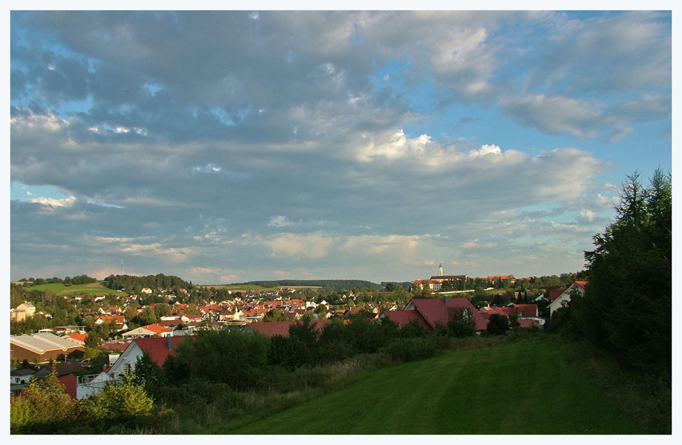 Ochsenhausen город, пейзаж, лето