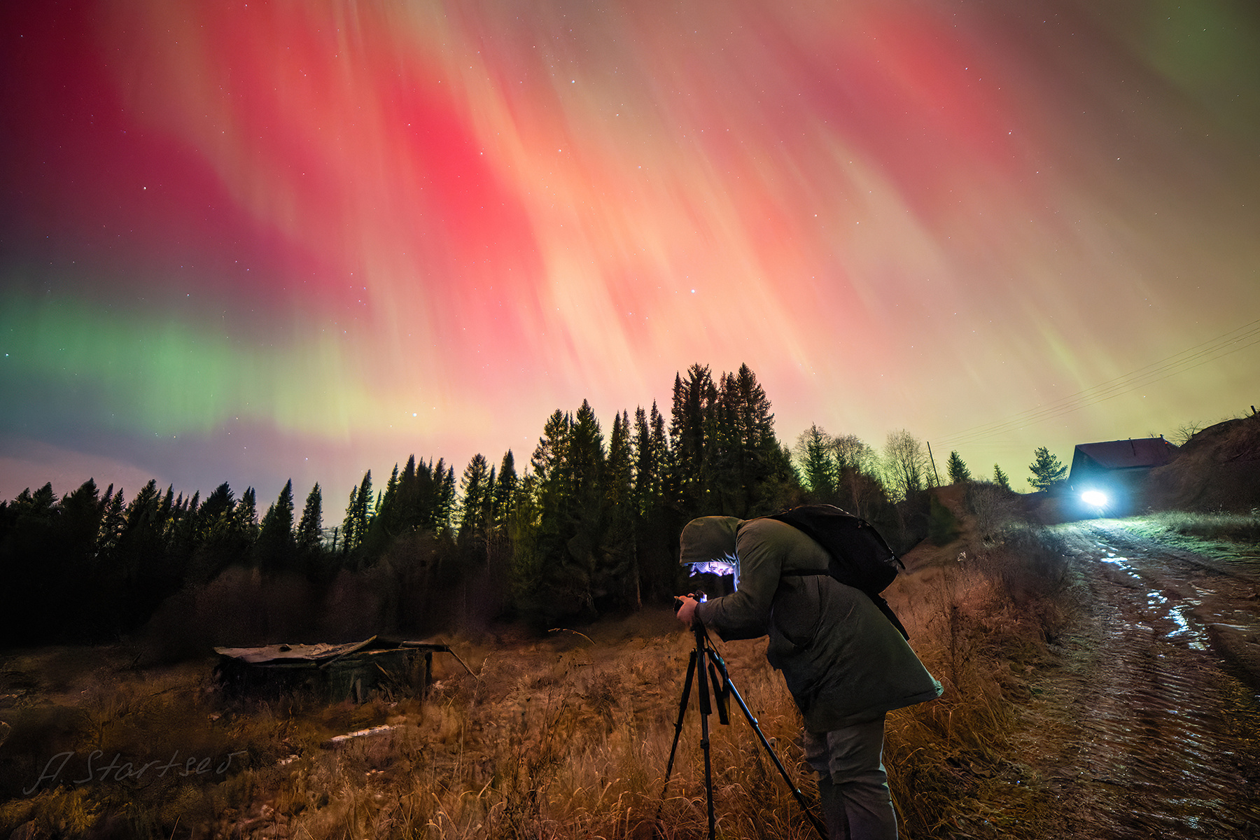 Фотограф за работой 