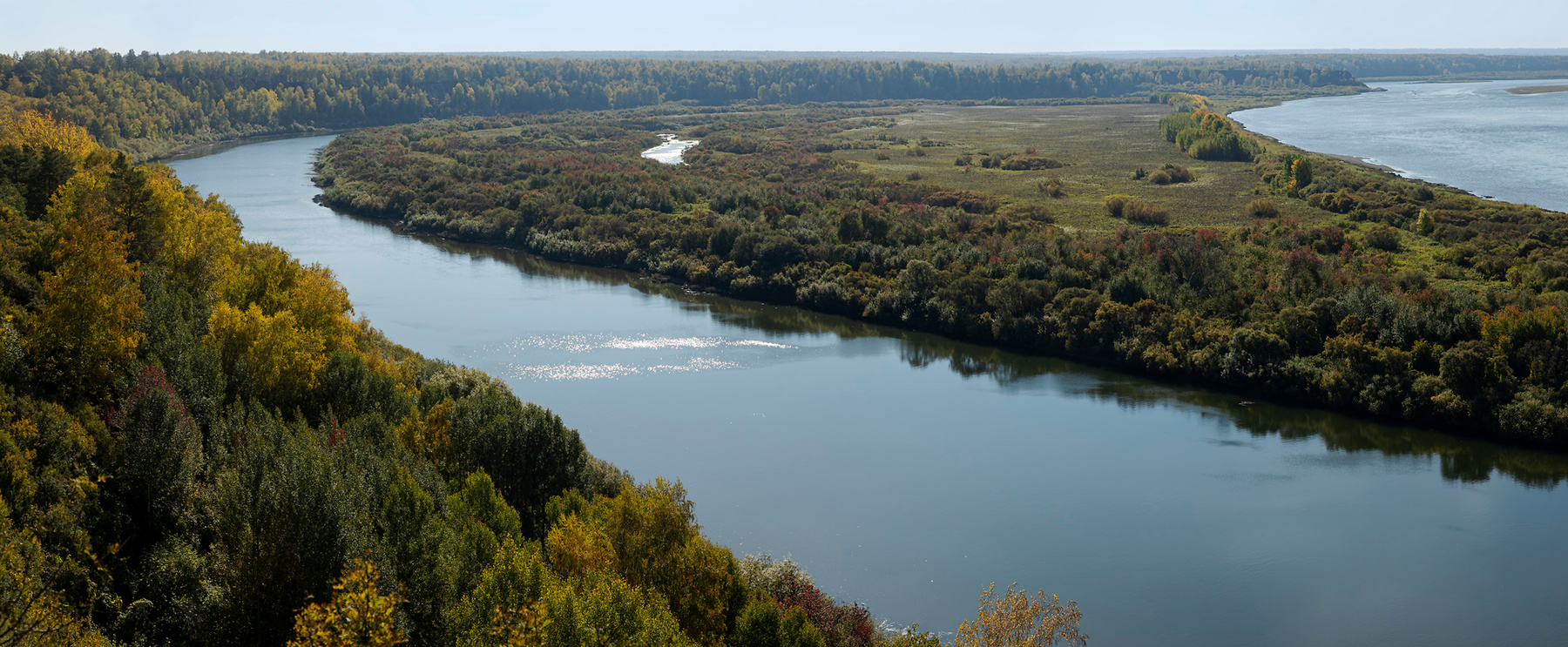 ... осень река томь