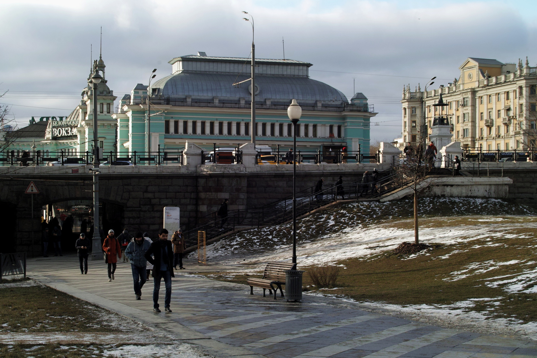 Тверской путепровод город Москва путепровод Тверской