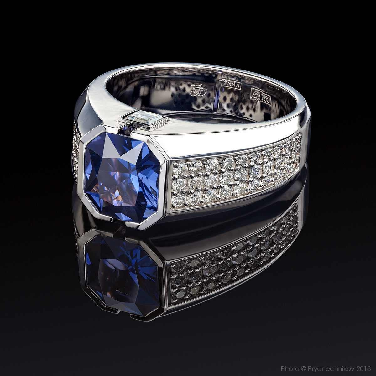 Рекламное фото ювелирных изделий и драгоценных камней. Precious Gems Pryanechnikov