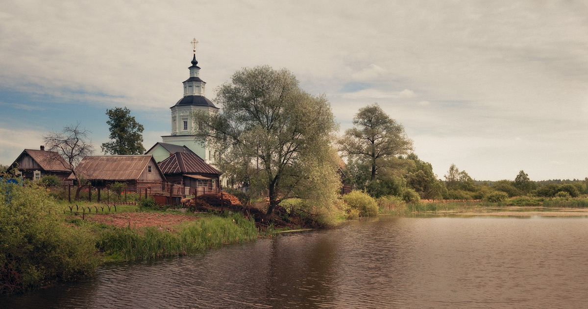 Летняя зарисовка лето вода пейзаж церковь