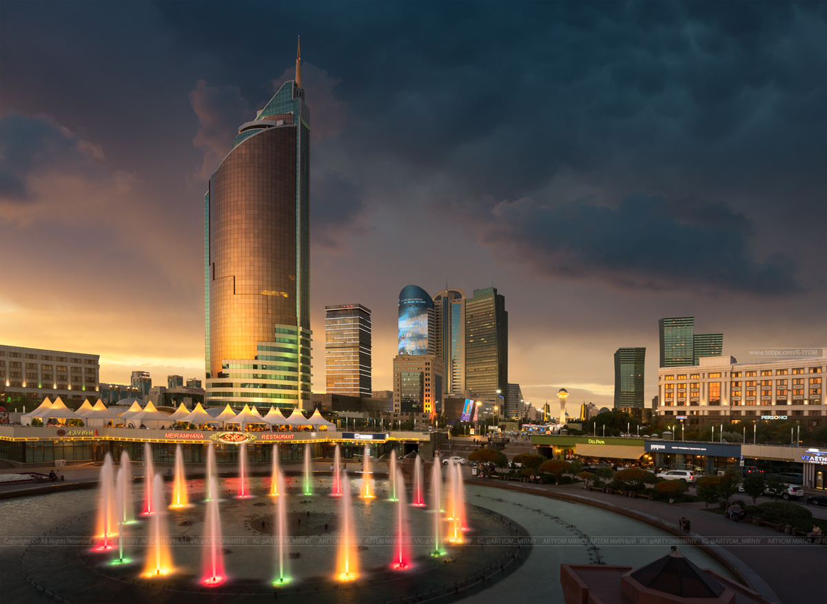 Город Астана (Казахстан) нур-султан nur-sultan астана казахстан артем мирный astana kazakhstan artyom mirniy