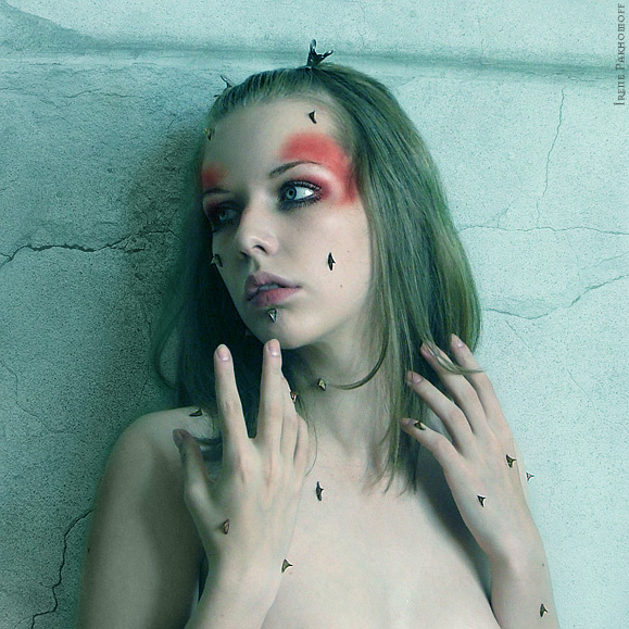 Thorns_2 девушка шипы роза