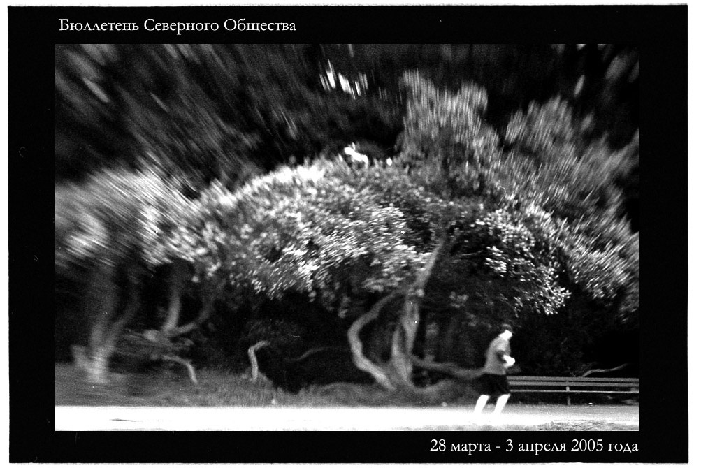 Бюллетень Северного Общества за 28 марта – 3 апреля 2005 года 