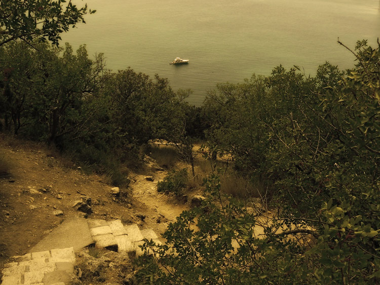 Светлое прошлое Крым, море.