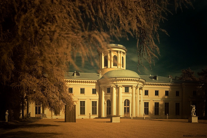 Дворец в Архангельском Архангельское ir infrared ИК