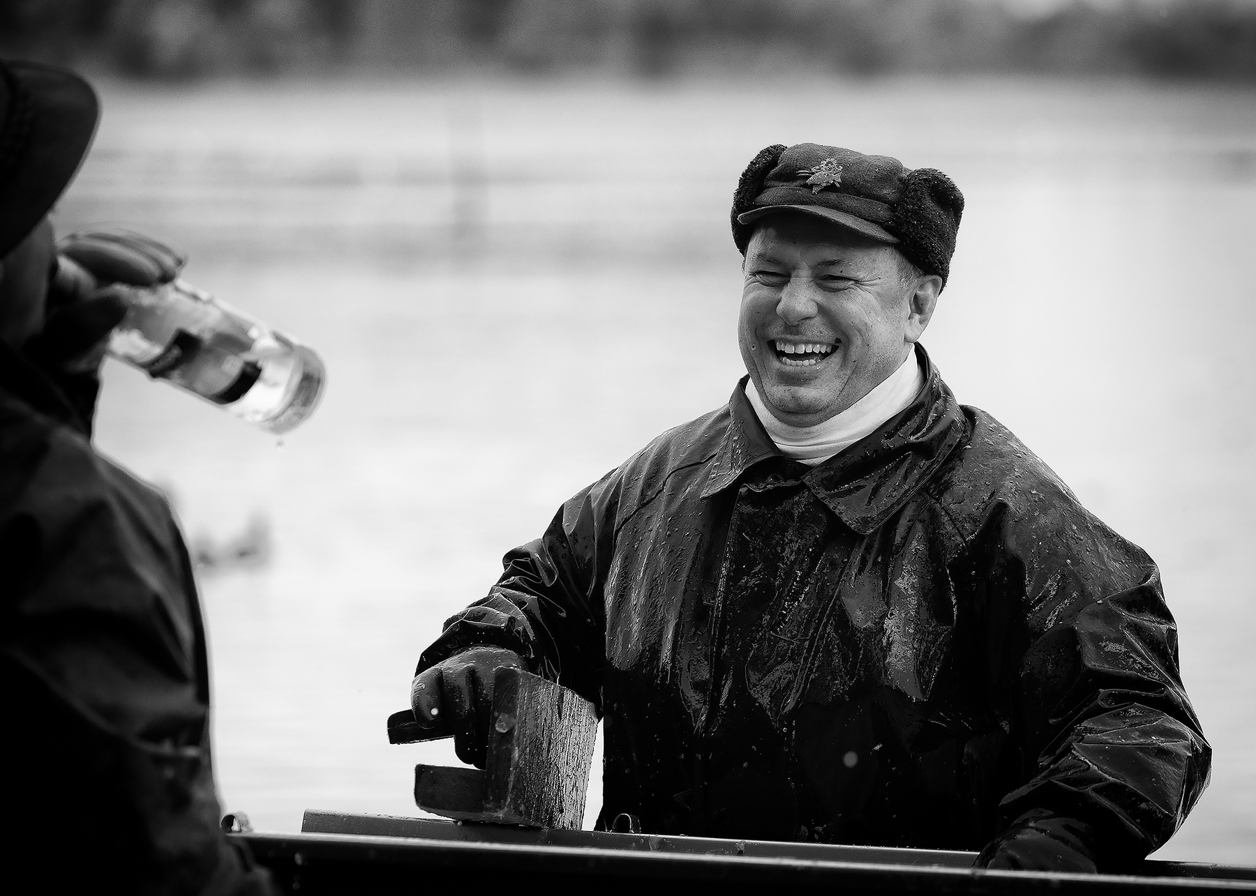 From catching fish 