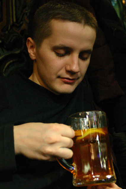 Чай с лимоном 