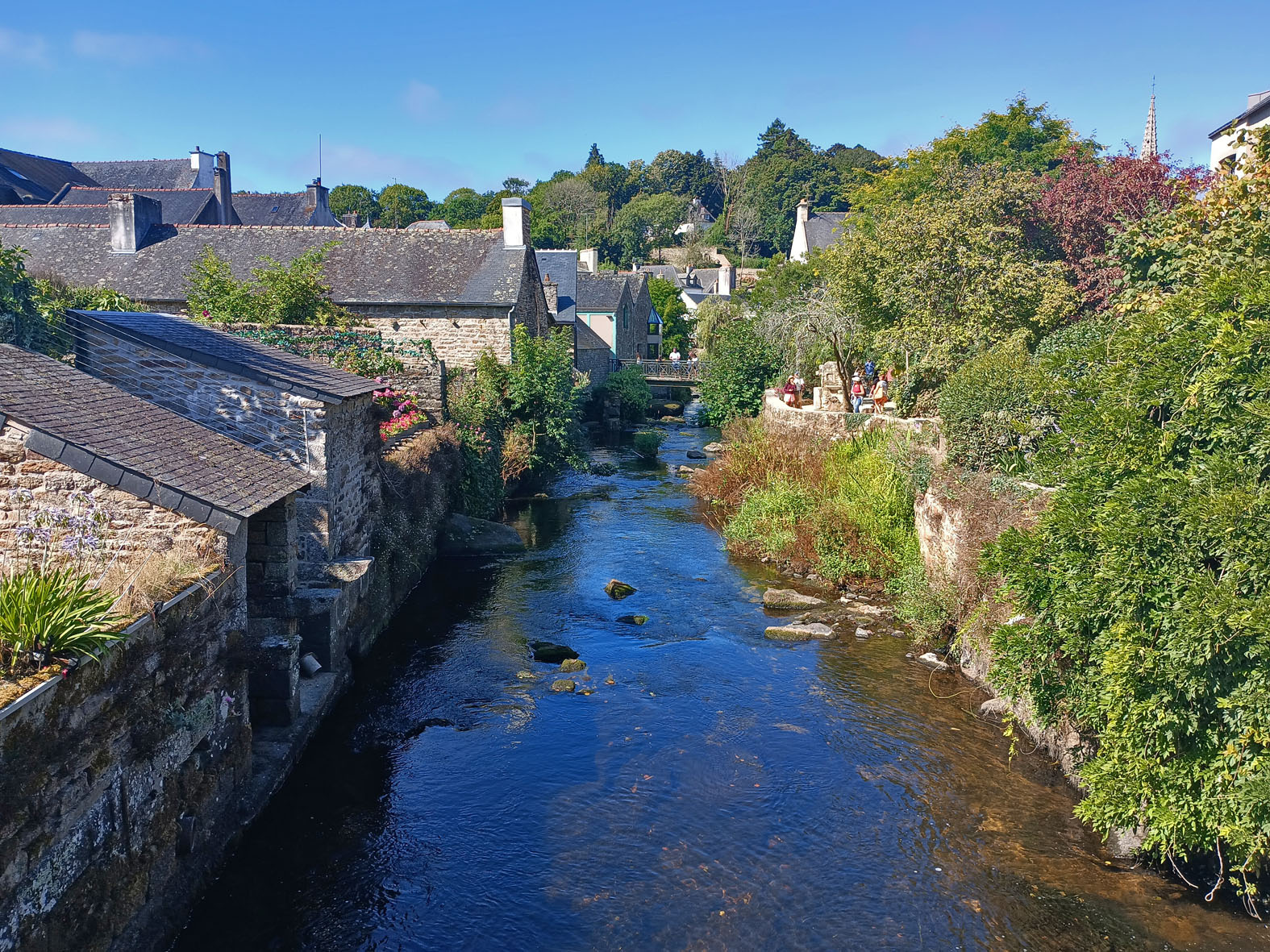 Авен Бретань Bretagne Финистер Finistere Авен река
