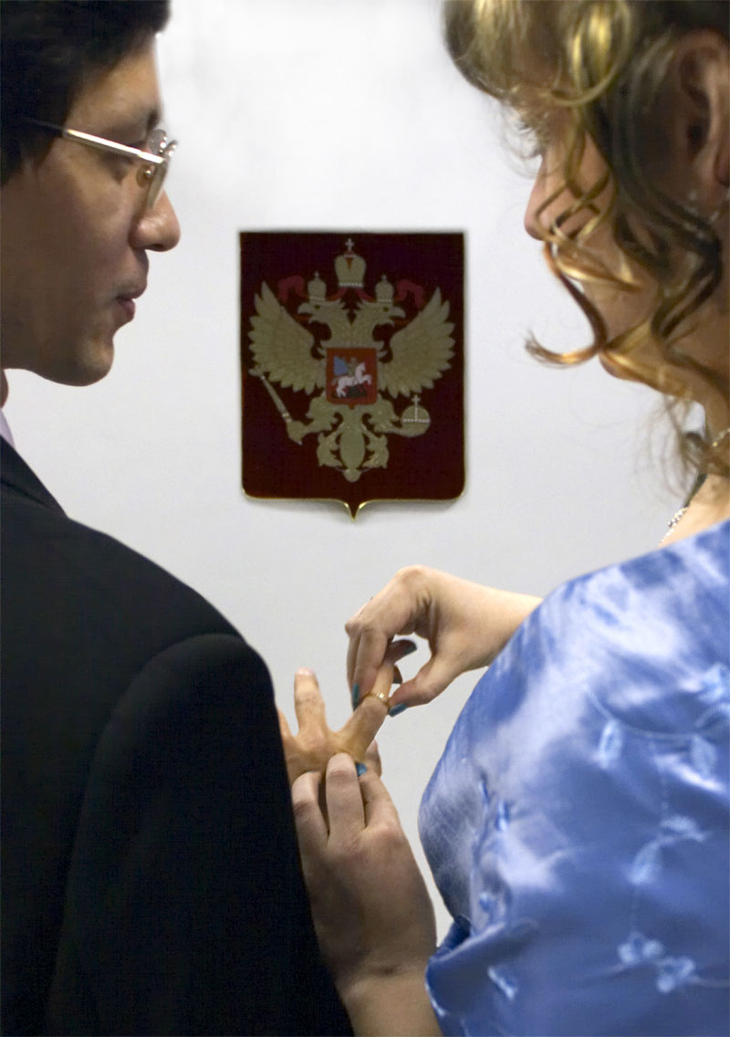Окольцовывание свадьба